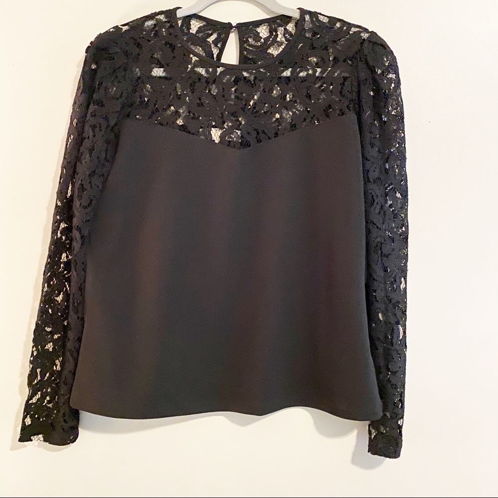 Michael Kors Black Lace Blouse